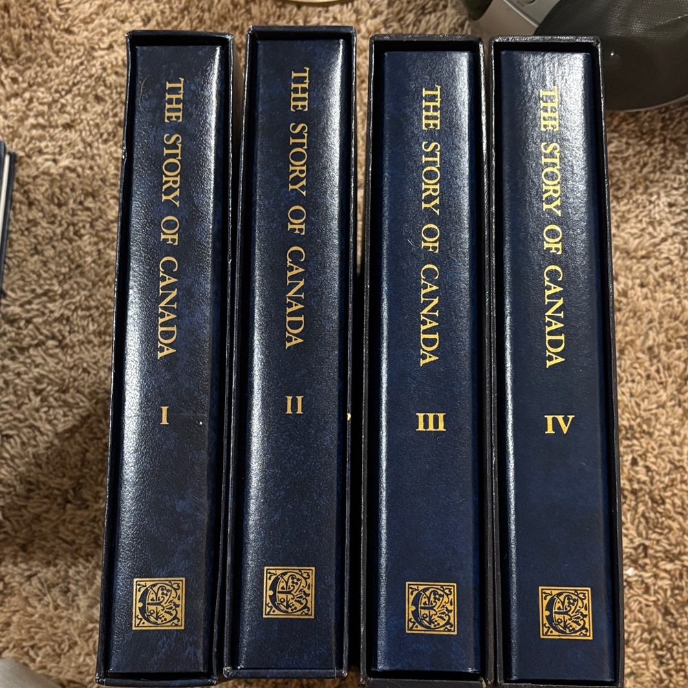 The Story of Canada vintage stamp albums